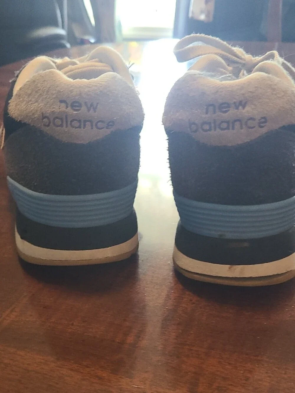 New Balance Men’s Black and Gray Athletic Sneakers